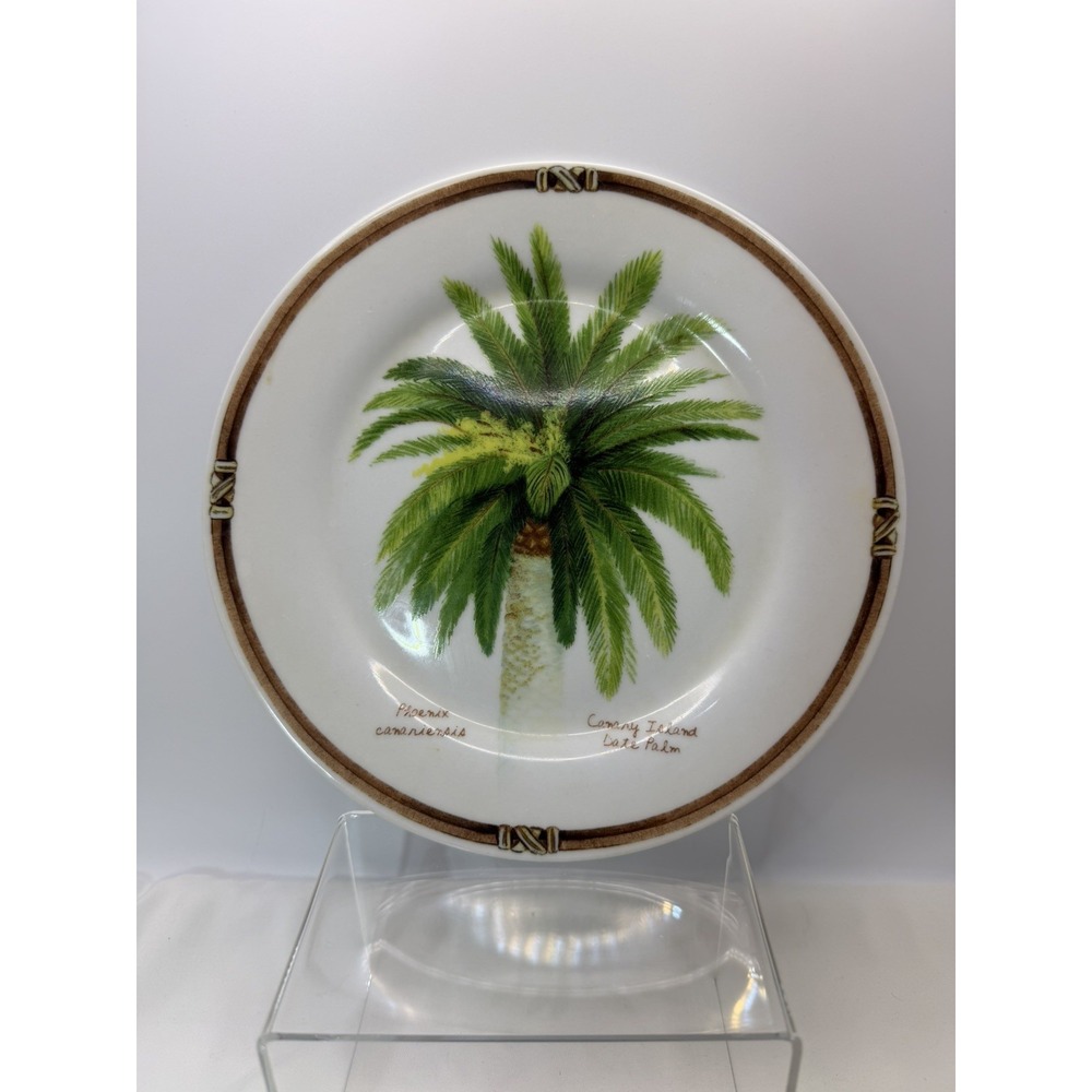 Florida Marketplace Palm Island Set Of 3  8" Plates